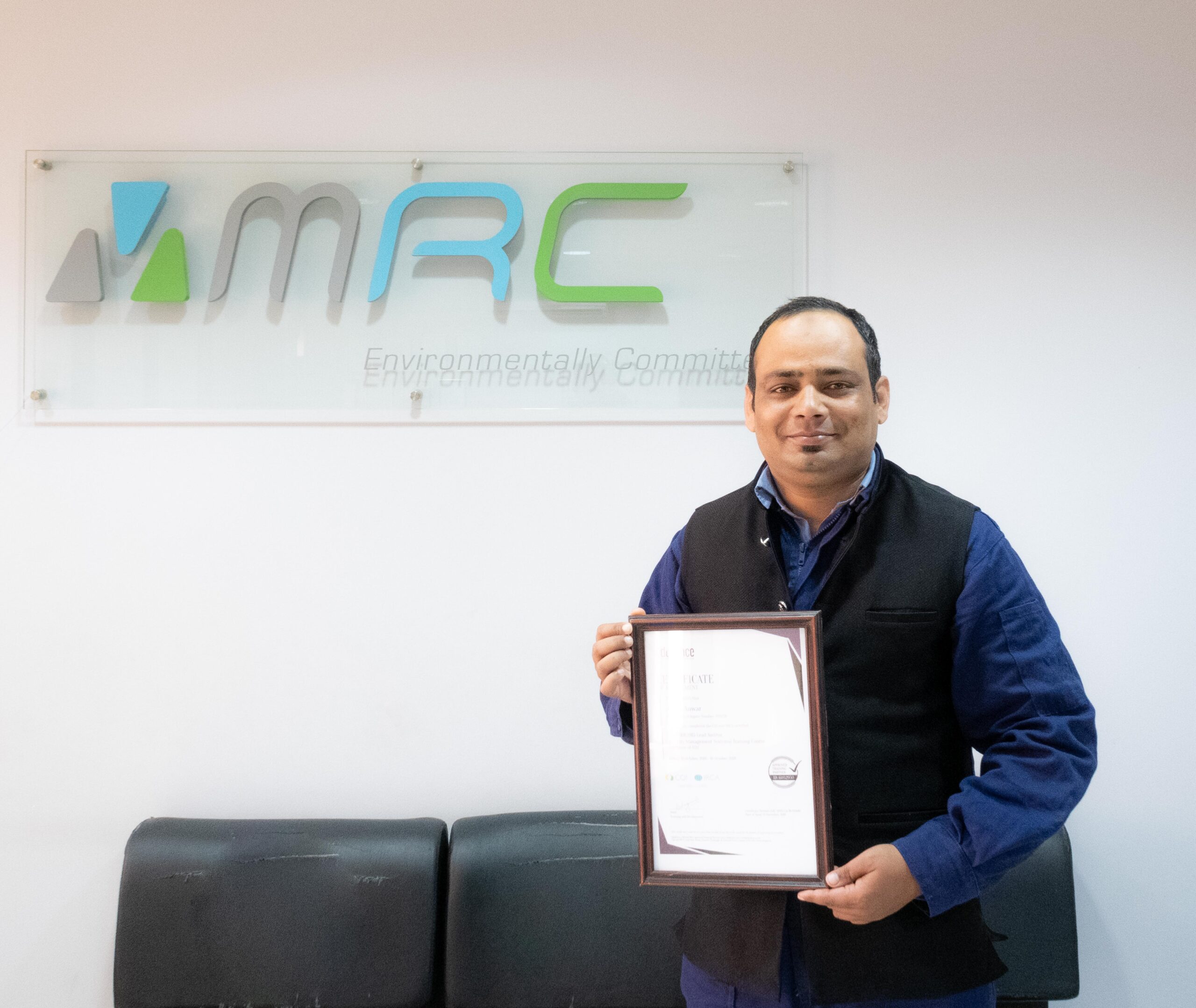 “Mr. Javed Anwar receives a new certification”